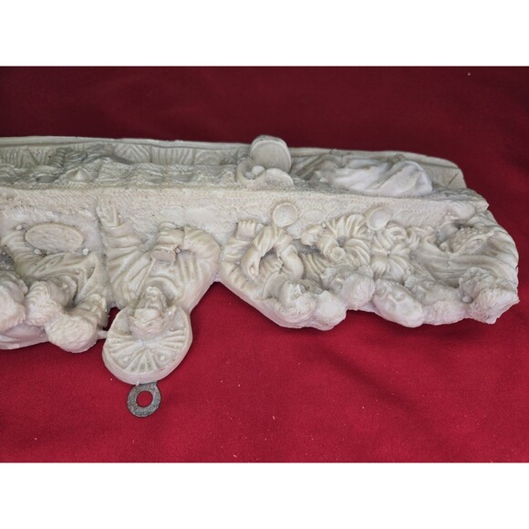 The Last Supper Jesus & Apostles 3D Wall Plaque Mexico HandMade Catholic 14'' - Picture 14 of 16